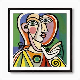 Picasso Woman Art Print