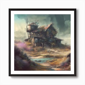 House In The Woods Art Print