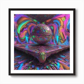 Psychedelic Room Art Print