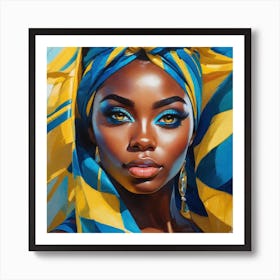 African Beauty 2 Art Print