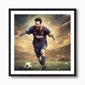 Lionel Messi Art Print