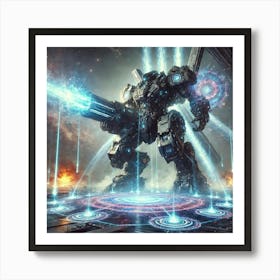 Starborn Titan Cosmic Energy Absorption Art Print