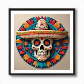 Day Of The Dead 45 Art Print