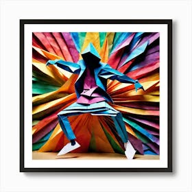 Origami Dancer 58 Poster