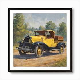 Old Fashioned Truck 1 Art Print