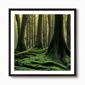 Mossy Forest Art Print