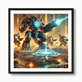 Elemental War Machines Role Converted Art Print