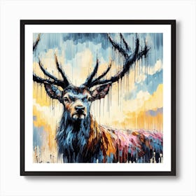 Hirsch4 Art Print