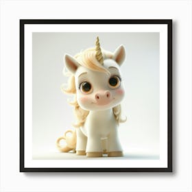 Cute Unicorn 852 Art Print