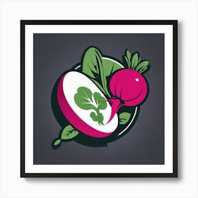 Beet Logo 6 Art Print