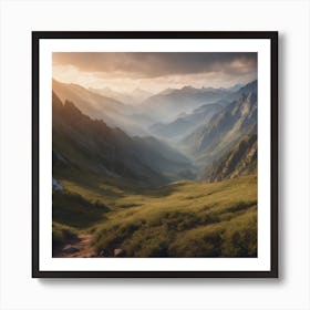 Mountain Landscape Art Print