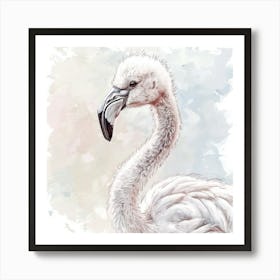 Flamingo Canvas Print Art Print