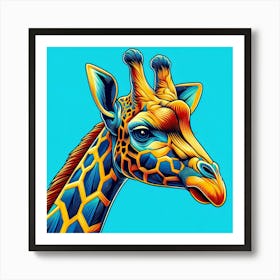 Giraffe 9 Art Print