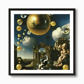 Spheres I - Yard Art Print