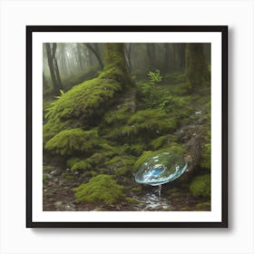 Mossy Forest Art Print