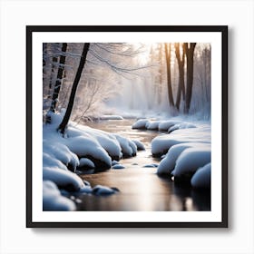 Snowy River Art Print