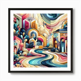 Abstract Painting 222 Art Print