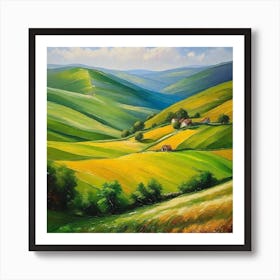 Landscape Painting 140 Art Print