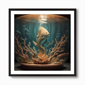 Fish In A Bowl Art Print