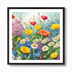 Wildflowers Art Print