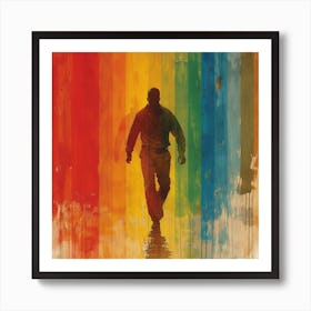 Rainbow Man Art Print