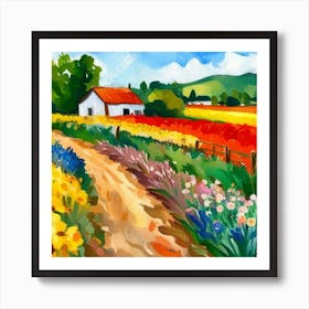 Daffodil Field Art Print