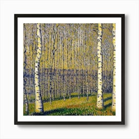 Birch Trees Art Print