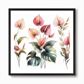 Anthurium 3 Art Print