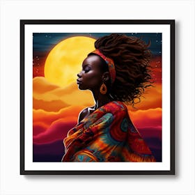 African Woman 43 Art Print