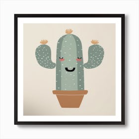 Cute Cactus 2 Art Print