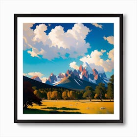 Low Thunder Clouds Art Print