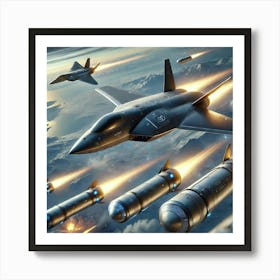 Vx S1 Shadow Viper Guided Munitions Converted Art Print