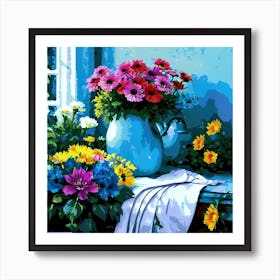 Flowers In A Vase Art Print