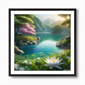 Water Lilies 5 Art Print