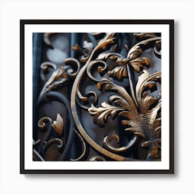 Ornate Iron Gate 1 Art Print