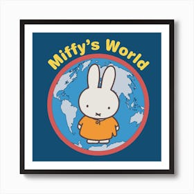 Miffys World Square Art Print