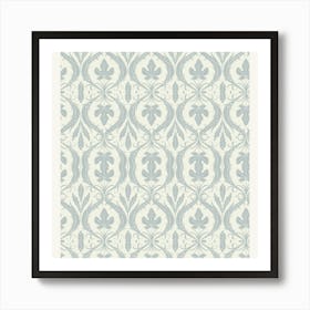 Damask Wallpaper Art Print