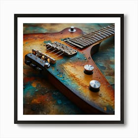 Electric Guitar Art Print