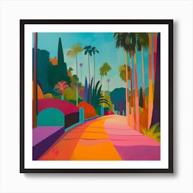 Abstract Park Collection Balboa Park San Diego 4 Art Print