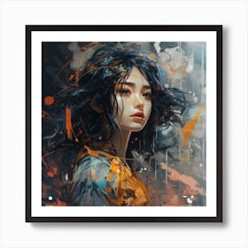 Asian Girl 1 Art Print