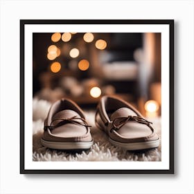 Christmas Shoes Art Print