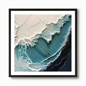 Abstract Of A Wave 9 Art Print