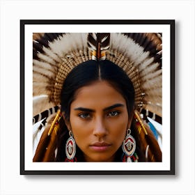 Native American Woman 4 Art Print