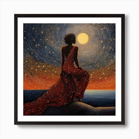 'The Night Sky' Art Print