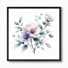 Flower of Ikebana Art Print