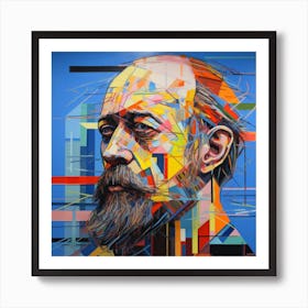 Man With A Beard Art Print