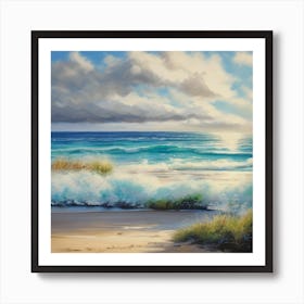 Sand And Sea Art Print