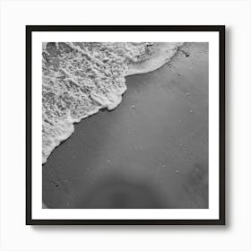 Long Beach, California, Sea Foam, Which Forms As The Waves Break On The Shore By Russell Lee Art Print
