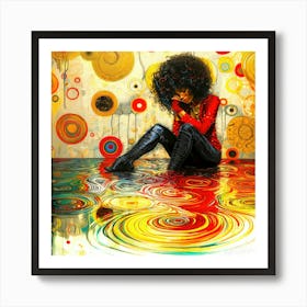 Pooling Thoughts - Contemplations Art Print