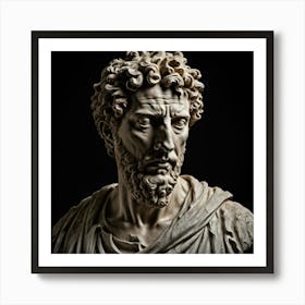 Bust Of Saturn 4 Art Print